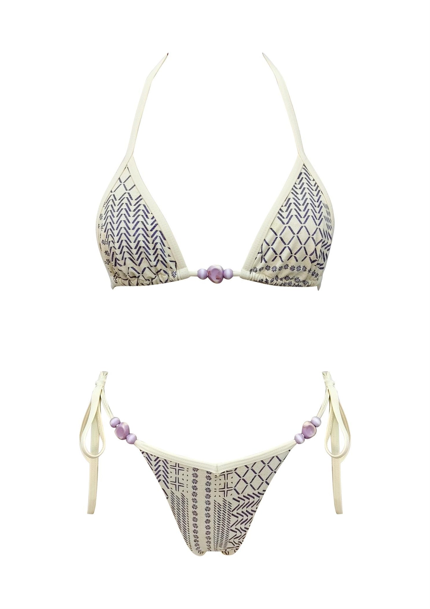 Ivory Pearl Two Piece Bikini Set