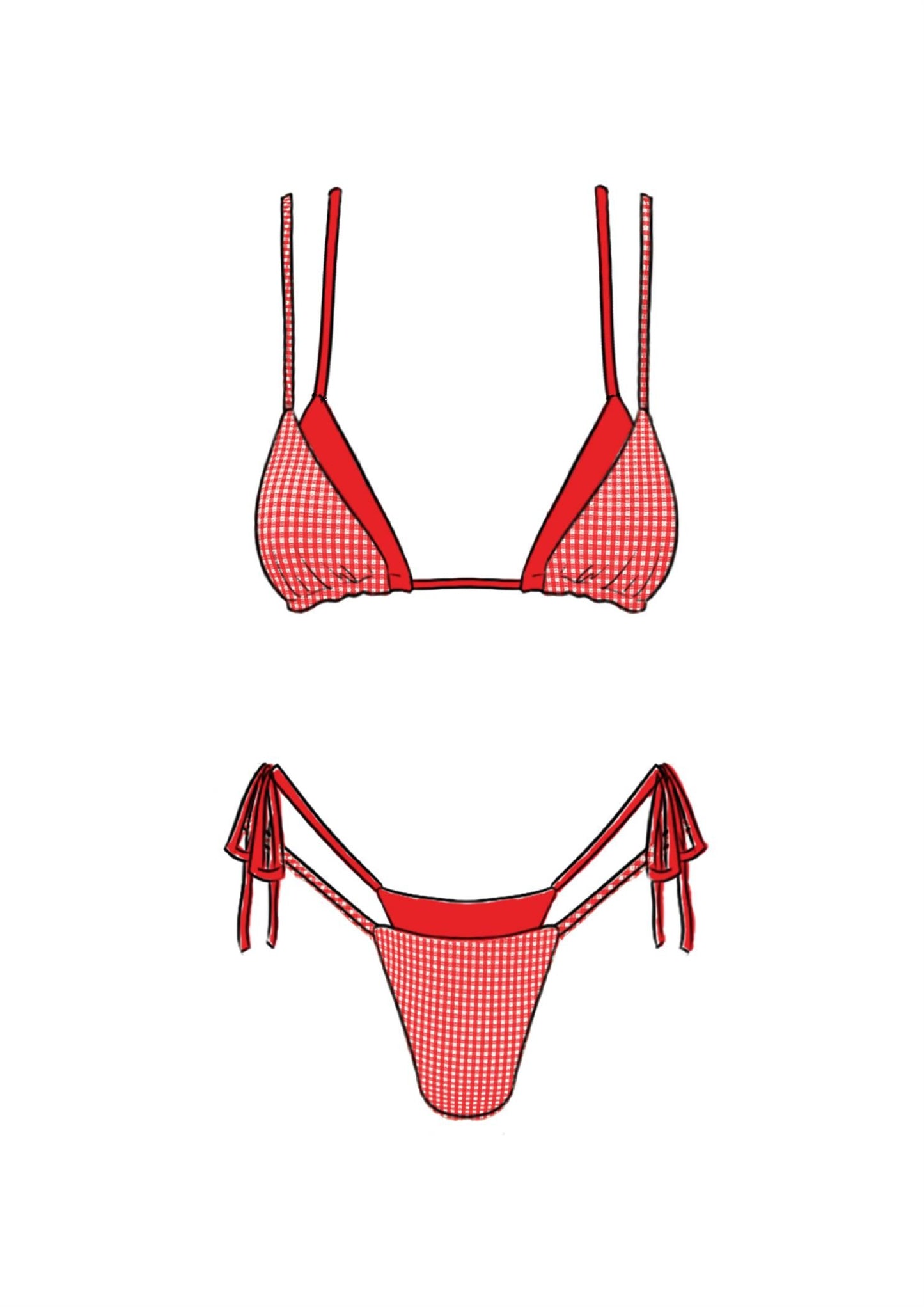 Amora Double Layered Bikini Set