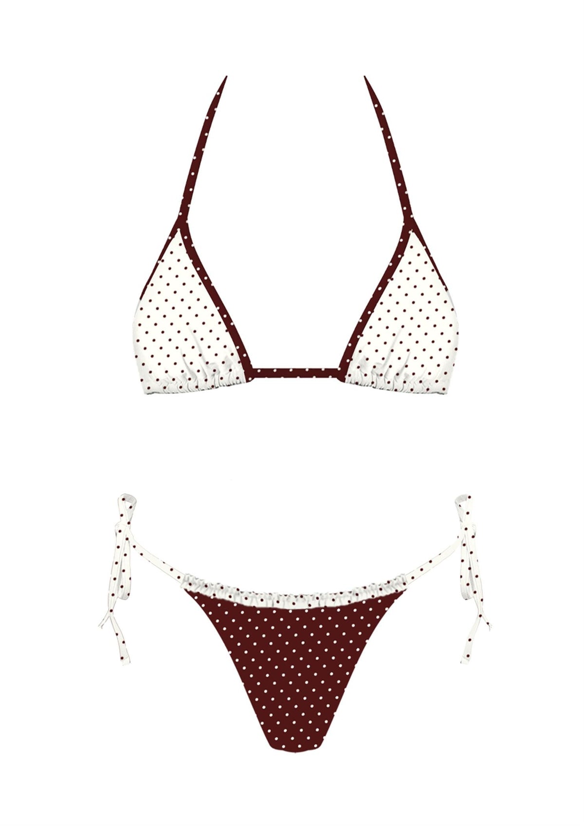 Bibi Polka Dot Two Piece Bikini Set