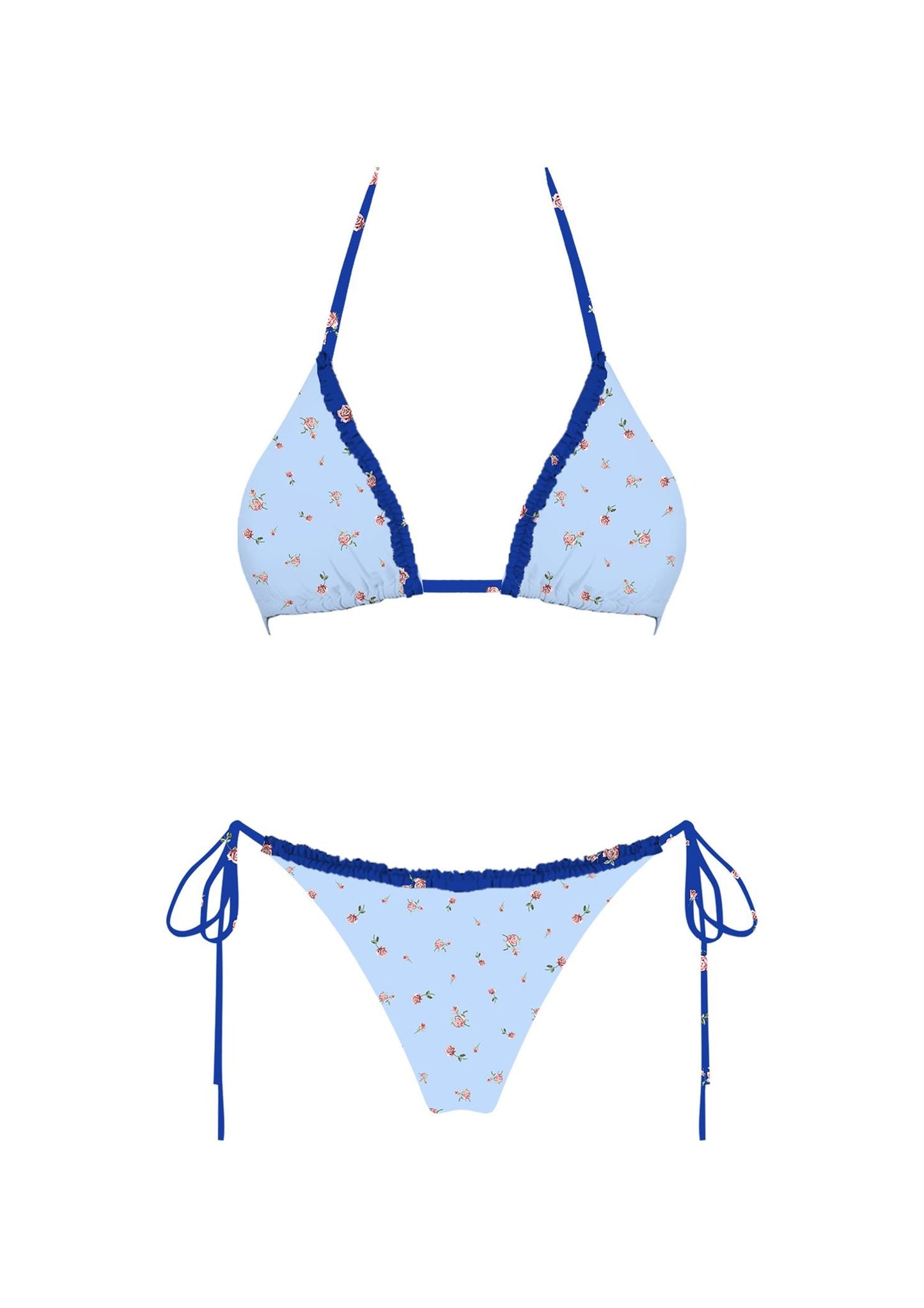 Della Floral Two Piece Bikini Set