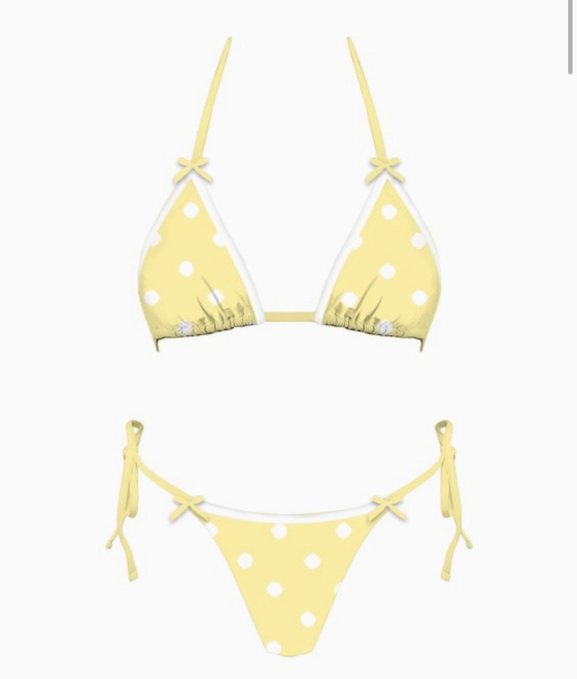 Limoncello Polka Dot Bikini Set