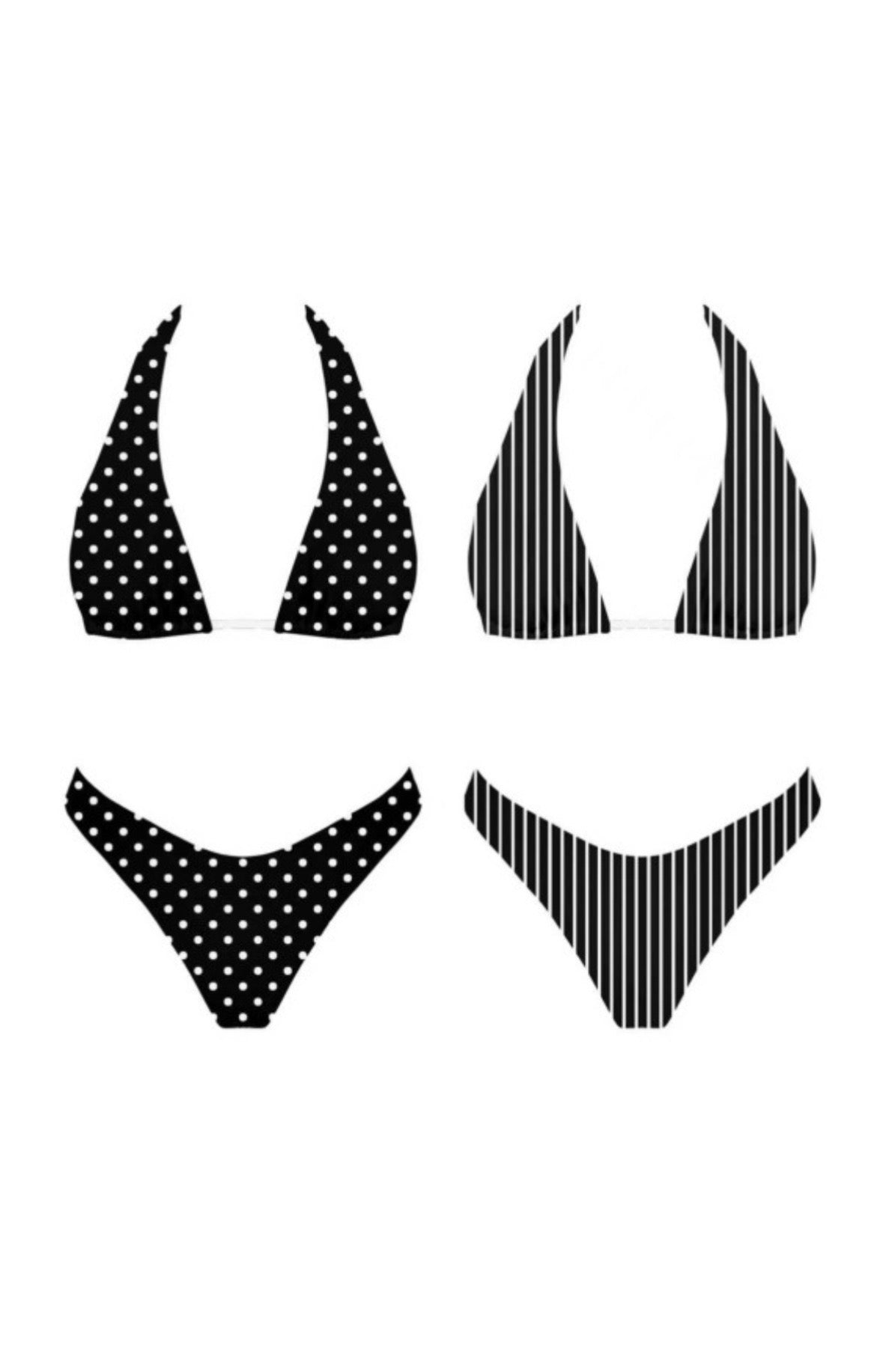 Alix Reversible Two Piece Bikini Set