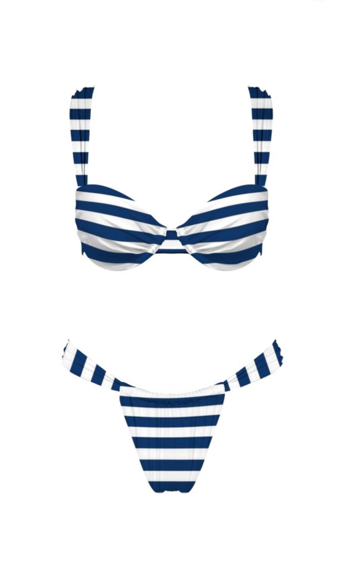 Isla Marina Striped Two Piece Bikini set